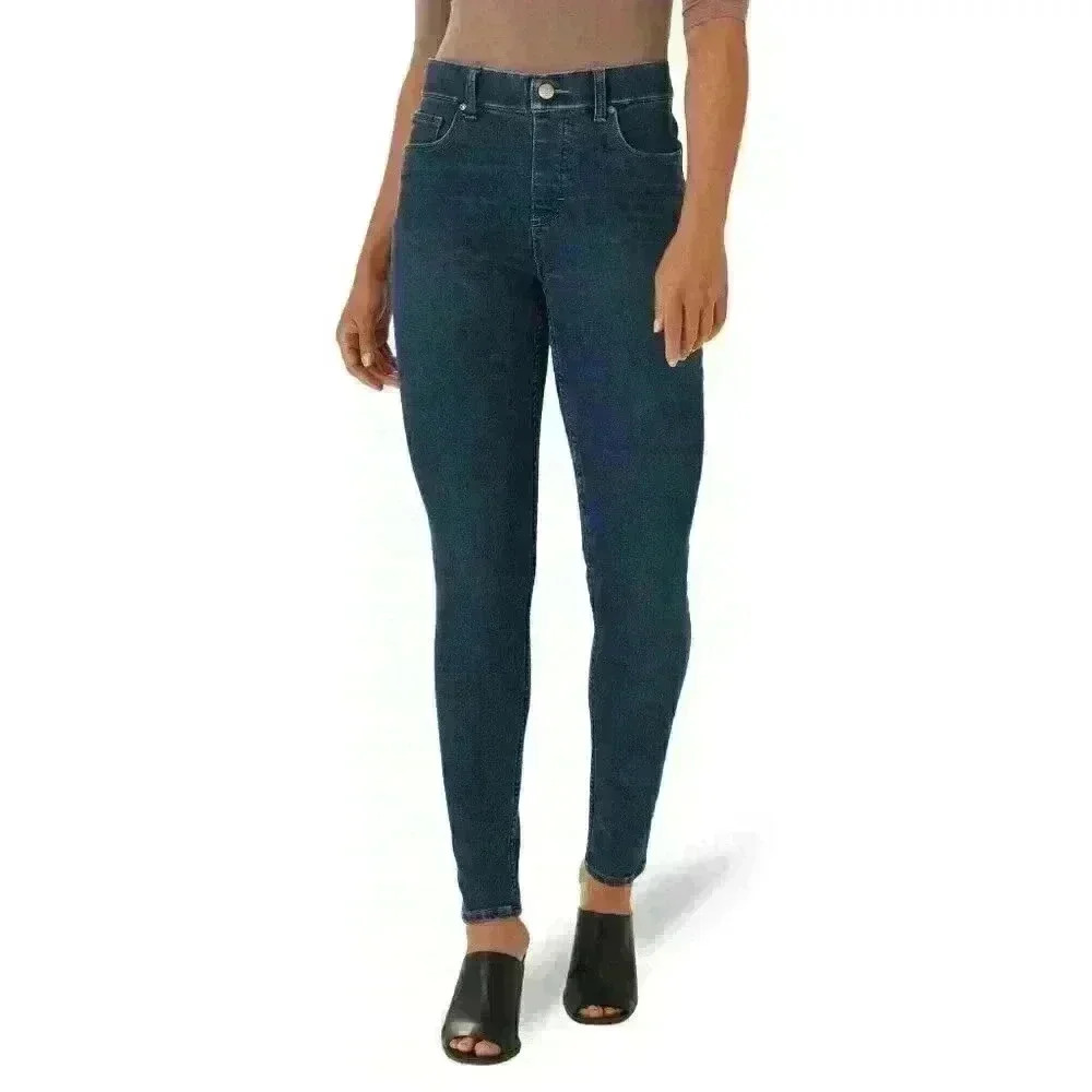 NWT Lee Premium Denim Women's Pull On High Rise Slim Fit Sculpting Skinny Jeans